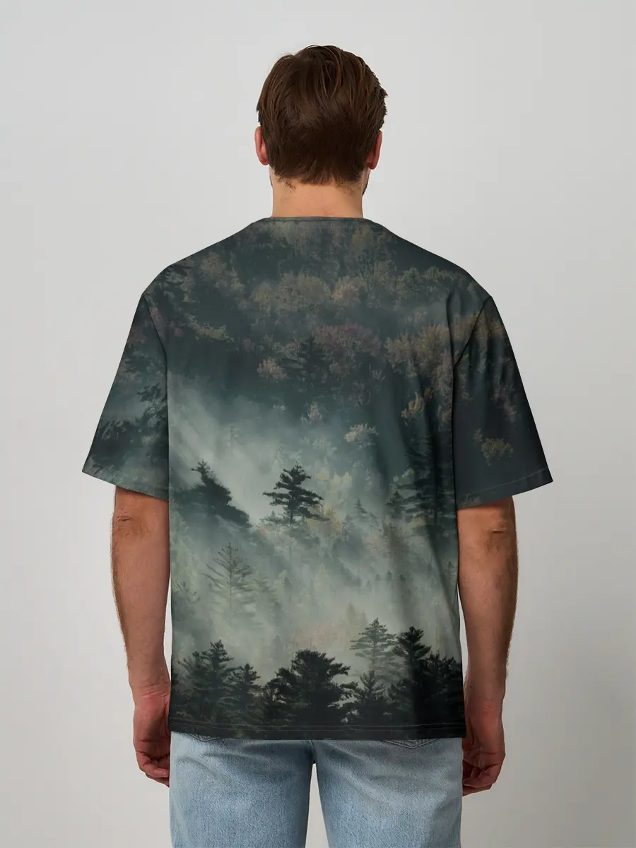 Мужская футболка оверсайз / LONE VOLKI | DAYZ