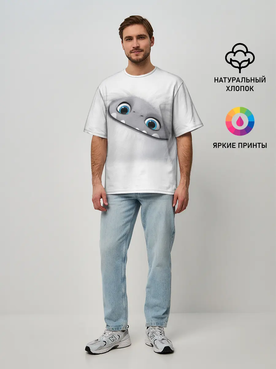 Мужская футболка оверсайз / ABOMINABLE