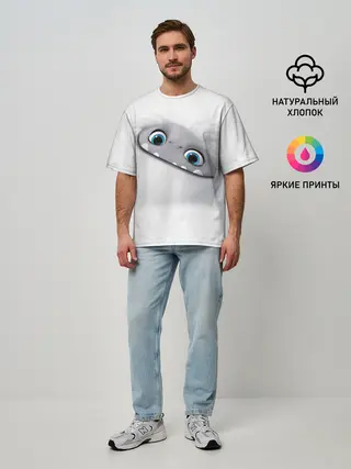 Мужская футболка оверсайз / ABOMINABLE