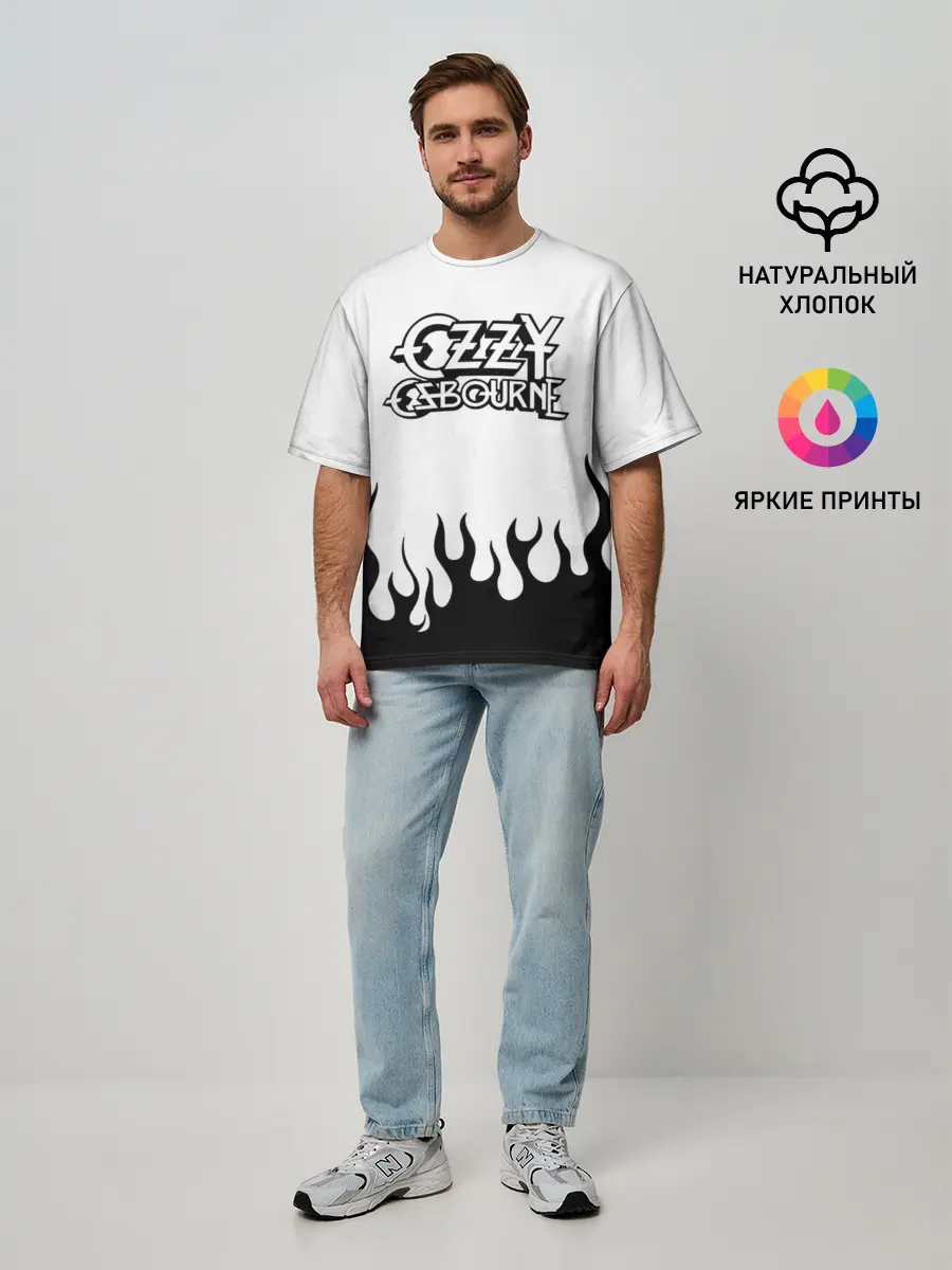 Мужская футболка оверсайз / Ozzy Osbourne