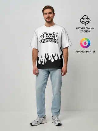 Мужская футболка оверсайз / Ozzy Osbourne