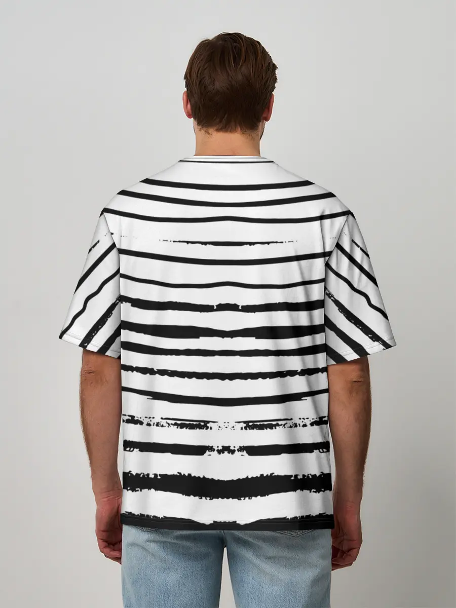 Мужская футболка оверсайз / СЕВЕРНЫЙ ФЛОТ ТЕЛЬНЯШКА ВМФ