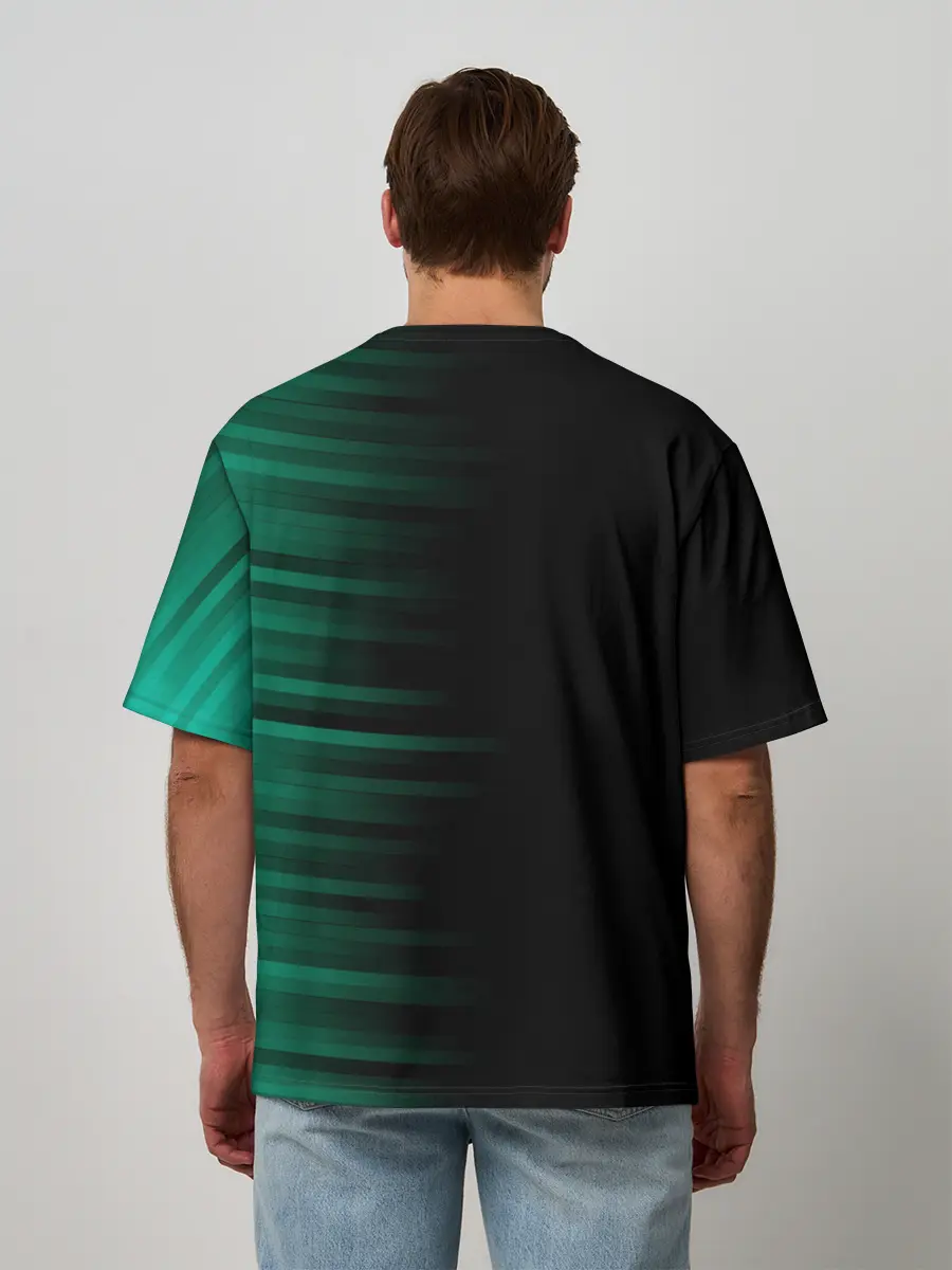 Мужская футболка оверсайз / CBRPNK 77 VERSION III