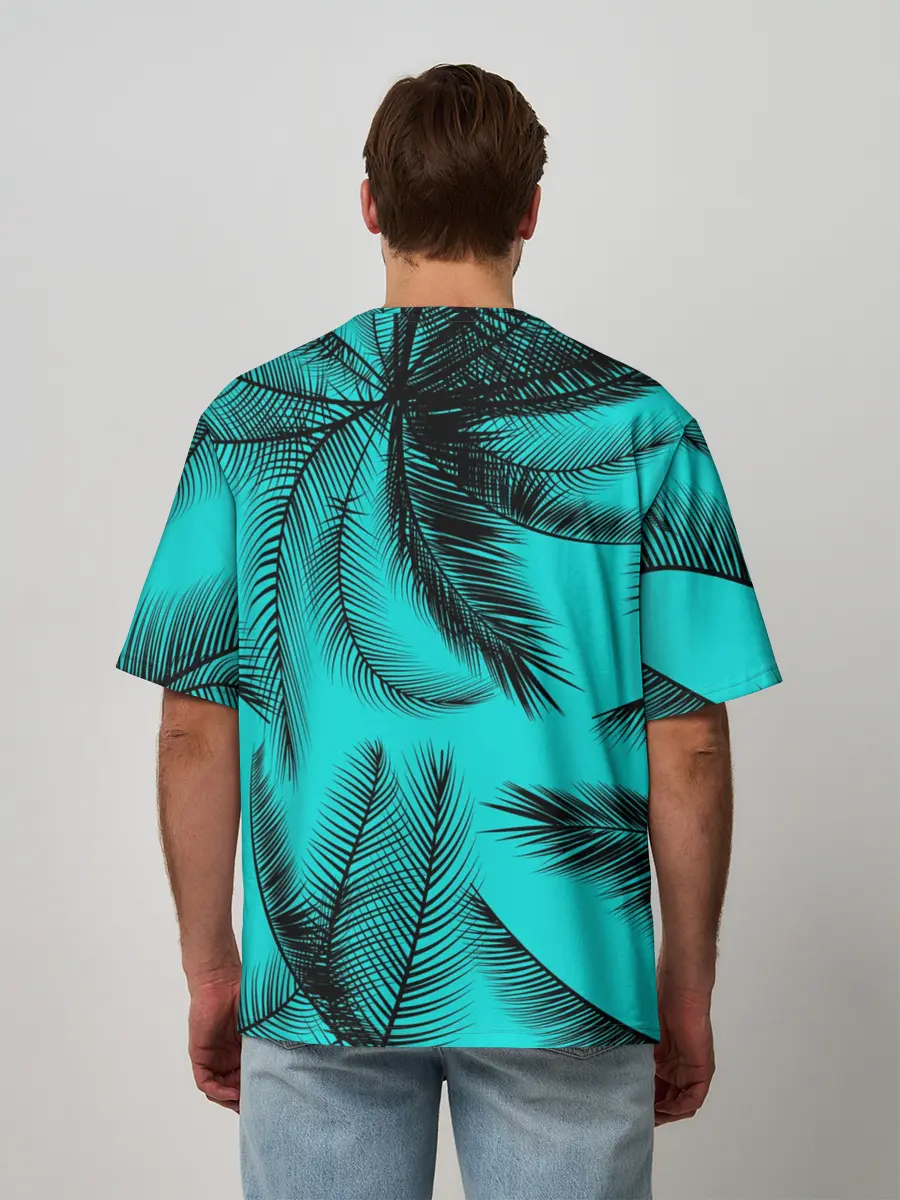 Мужская футболка оверсайз / FC Barcelona | Pre-Match