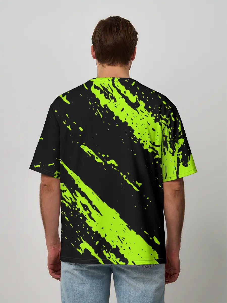 Мужская футболка оверсайз / Как приручить дракона