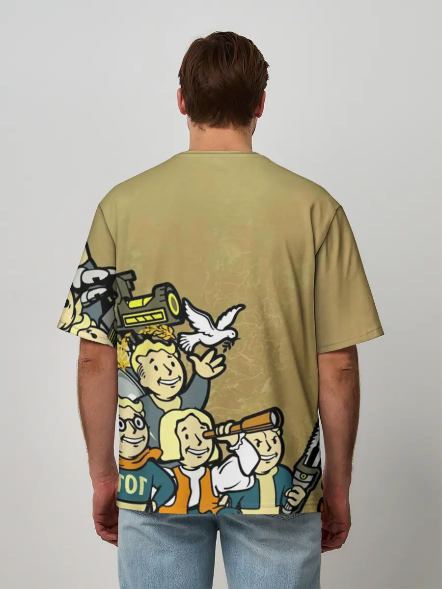 Мужская футболка оверсайз / Волтбои