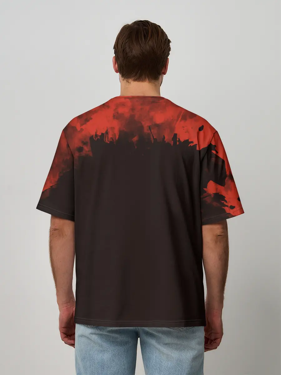 Мужская футболка оверсайз / Ко Минамото | Туалетный мальчик Ханако-кун