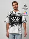 Мужская футболка оверсайз / Audi