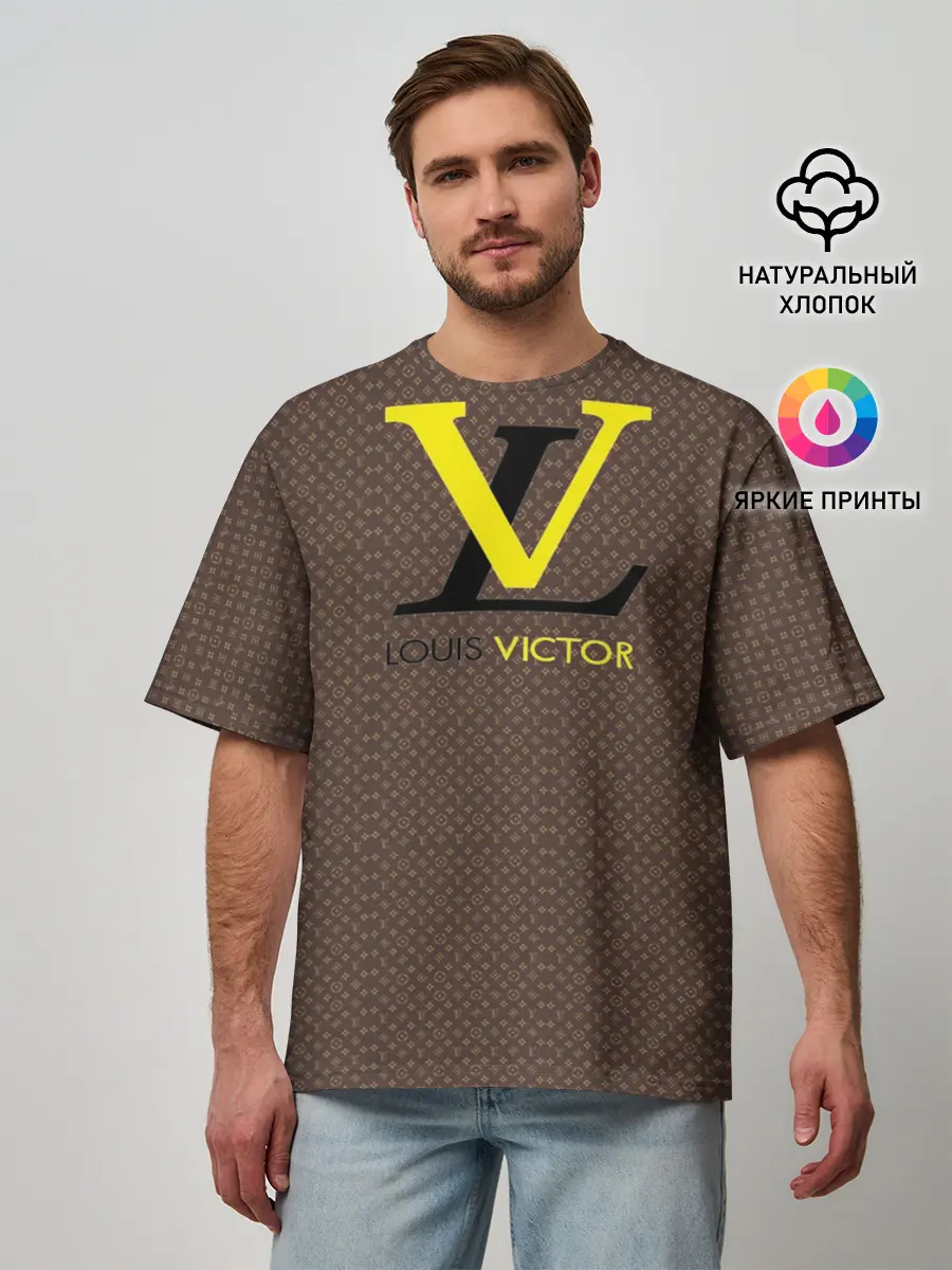 Мужская футболка оверсайз / Louis Victor