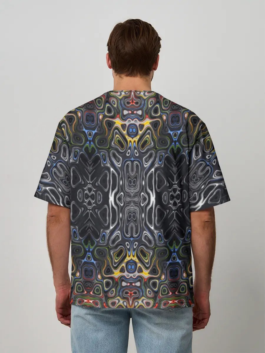 Мужская футболка оверсайз / lawnge