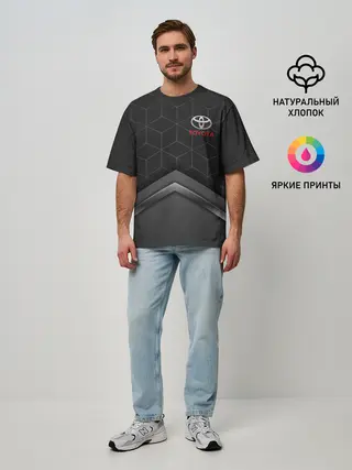 Мужская футболка оверсайз / TOYOTA | ТОЁТА
