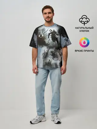 Мужская футболка оверсайз / Assassin’s Creed