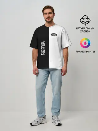 Мужская футболка оверсайз / Land Rover Range Rover