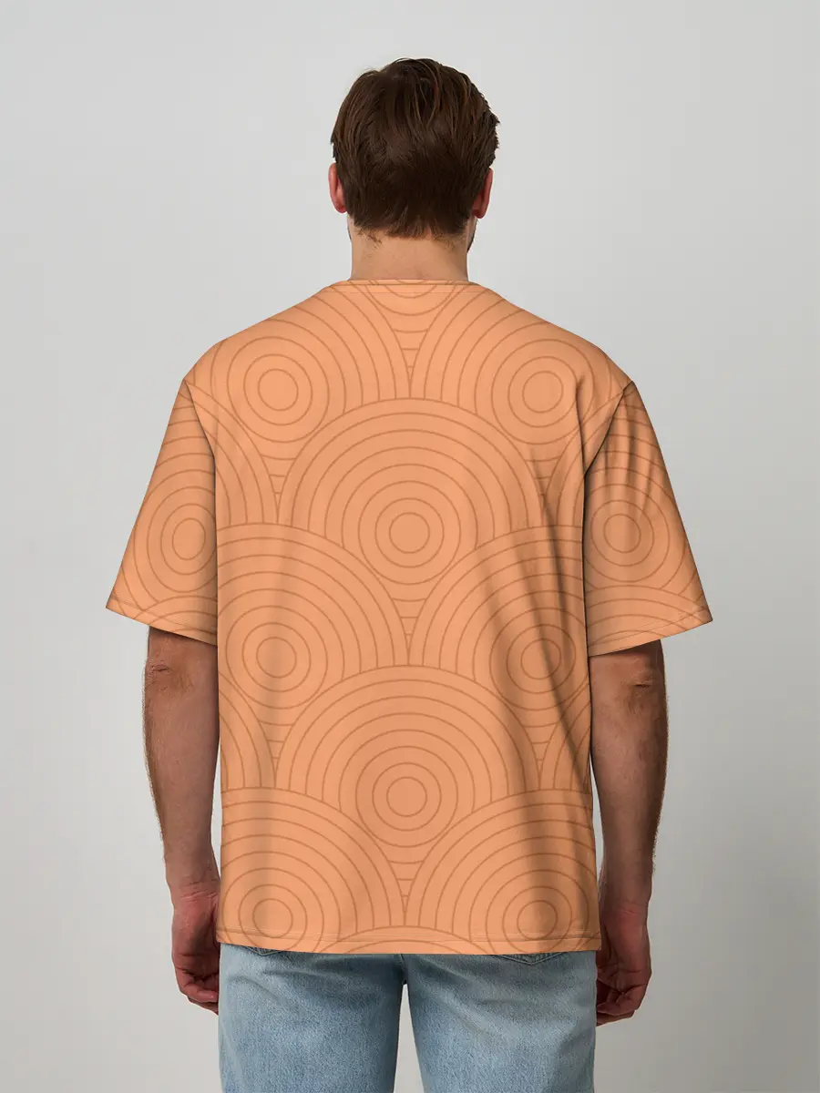 Мужская футболка оверсайз / Pattern