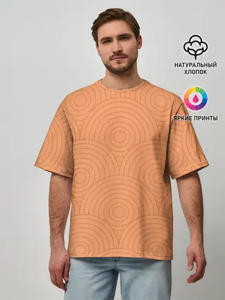 Мужская футболка оверсайз / Pattern