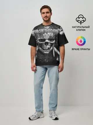 Мужская футболка оверсайз / IRON MAIDEN | АЙРОН МАЙДЕН