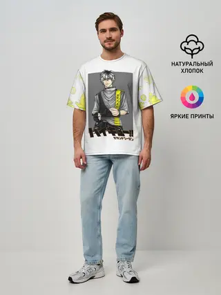 Мужская футболка оверсайз / Котаро Бокуто | Haikyuu!!