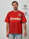 Мужская футболка оверсайз / Arsenal