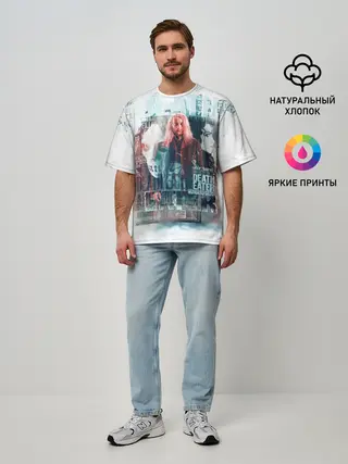 Мужская футболка оверсайз / Гарри Поттер