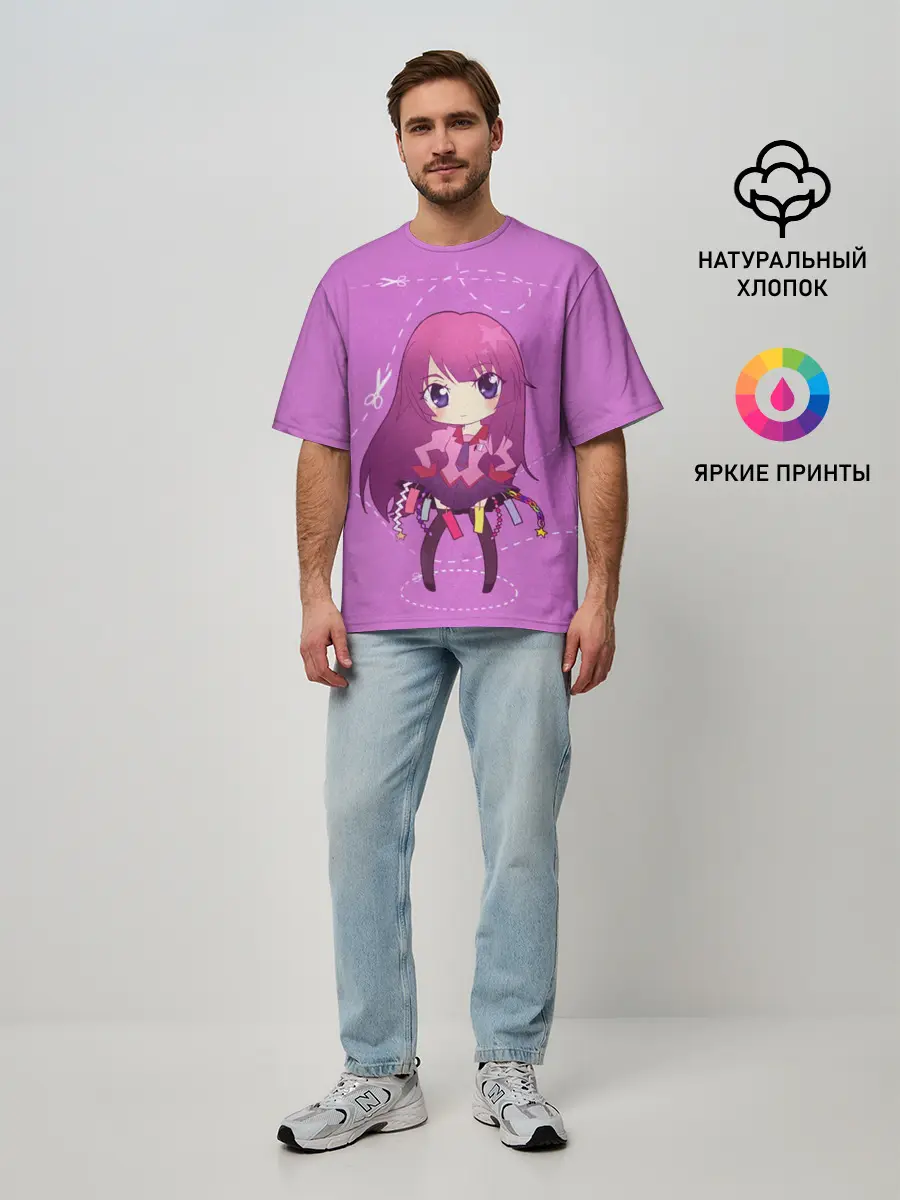 Мужская футболка оверсайз / Истории монстров