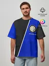 Мужская футболка оверсайз / ИНТЕР МИЛАН / INTER MILAN