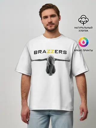 Мужская футболка оверсайз / BRAZZERS