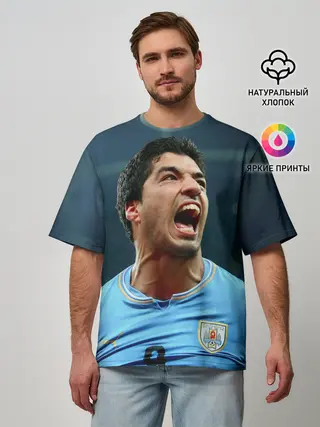 Мужская футболка оверсайз / Луис Альберто