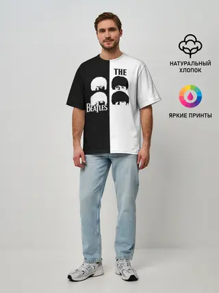 Мужская футболка оверсайз / The Beatles