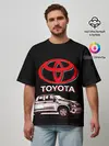 Мужская футболка оверсайз / Tundra - Toyota