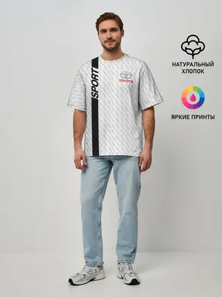 Мужская футболка оверсайз / TOYOTA SPORT