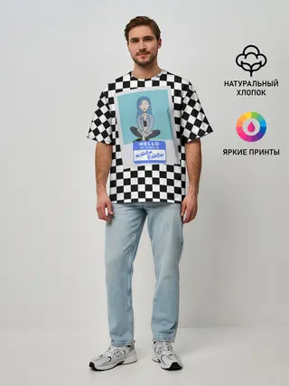 Мужская футболка оверсайз / Френдзона Мэйби