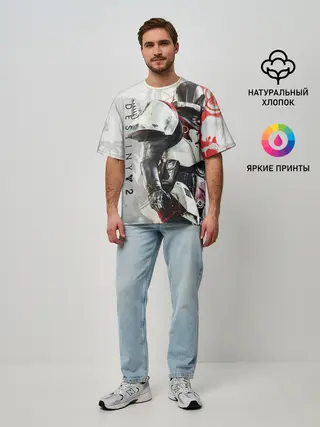 Мужская футболка оверсайз / DESTINY, TITAN