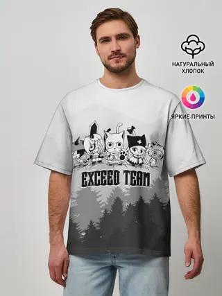Мужская футболка оверсайз / Exceed Team