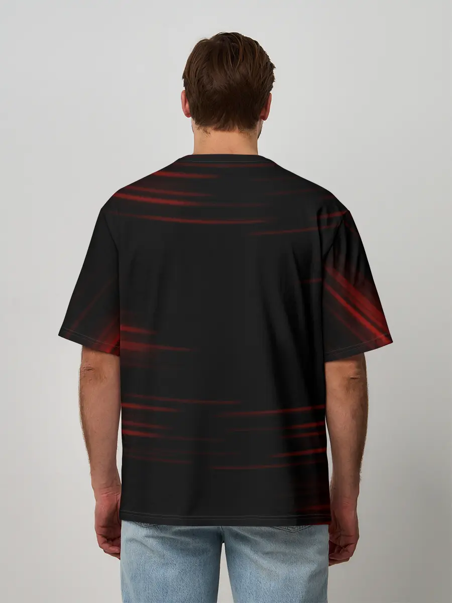 Мужская футболка оверсайз / Иноске Хашибира Kimetsu no Yaiba