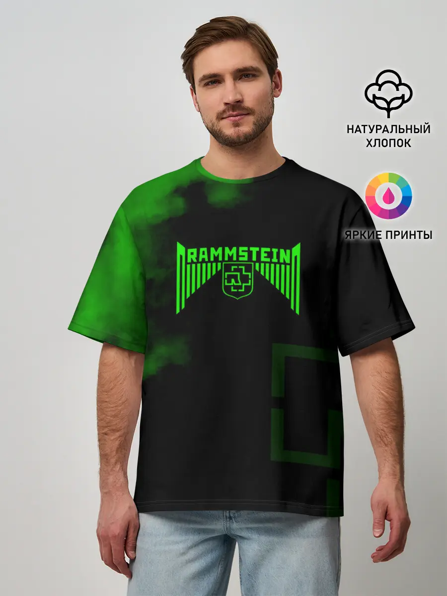 Мужская футболка оверсайз / Rammstein