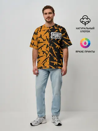 Мужская футболка оверсайз / PUBG 2