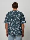 Мужская футболка оверсайз / Цветочки