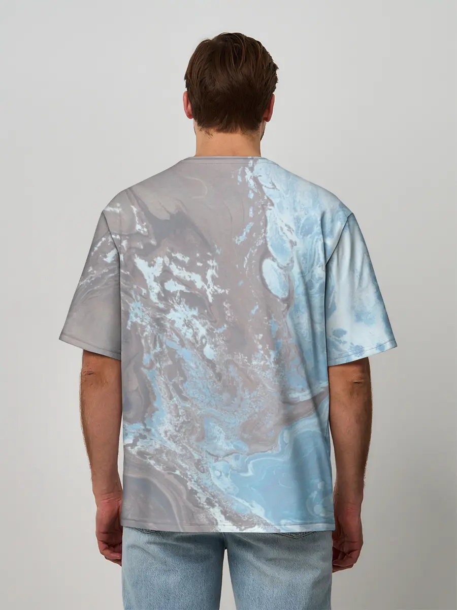 Мужская футболка оверсайз / Find me on Tinder | Тиндер