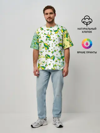 Мужская футболка оверсайз / JDM | ПАТТЕРН | ЯПОНОВОД