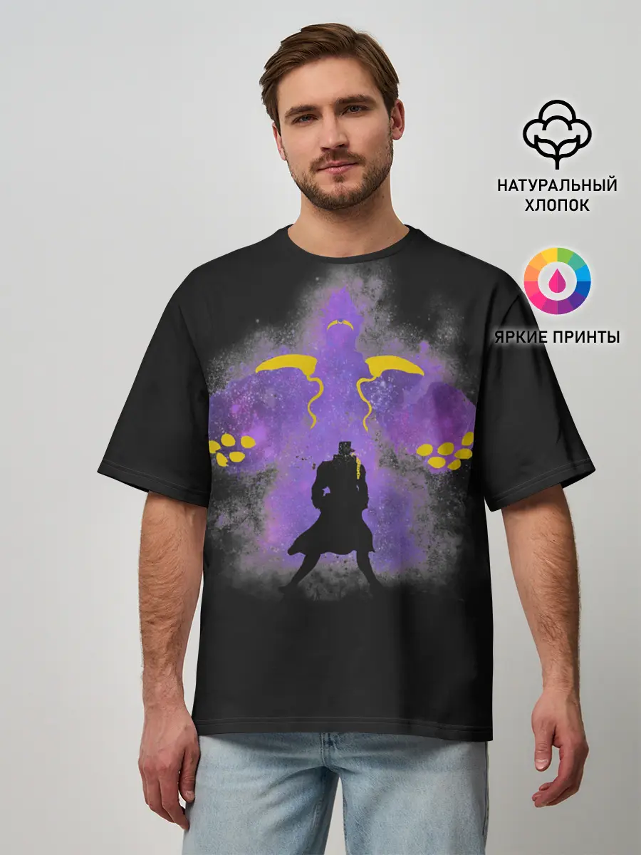 Мужская футболка оверсайз / JoJo Bizarre Adventure