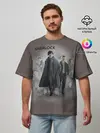 Мужская футболка оверсайз / SHERLOCK | ШЕРЛОК