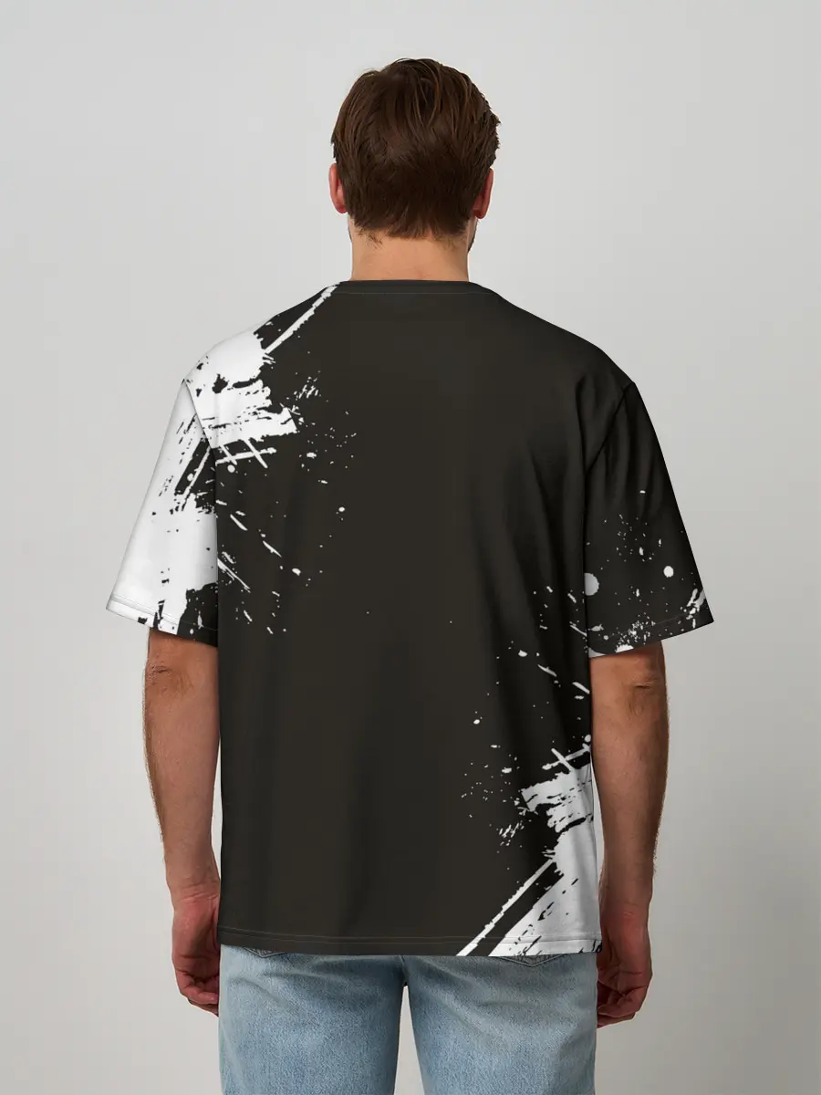 Мужская футболка оверсайз / Biwamaru | Бивамару монах