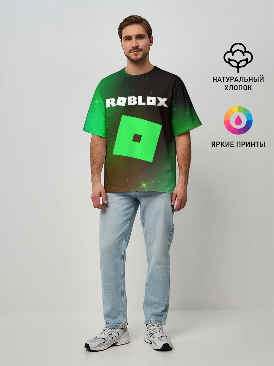 Мужская футболка оверсайз / ROBLOX / РОБЛОКС