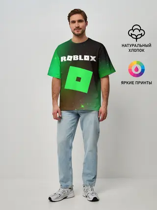 Мужская футболка оверсайз / ROBLOX / РОБЛОКС