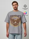 Мужская футболка оверсайз / Ramones Eagle
