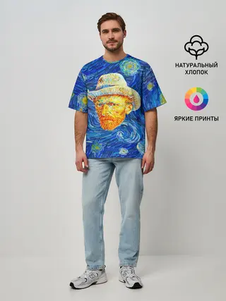 Мужская футболка оверсайз / Ван Гог