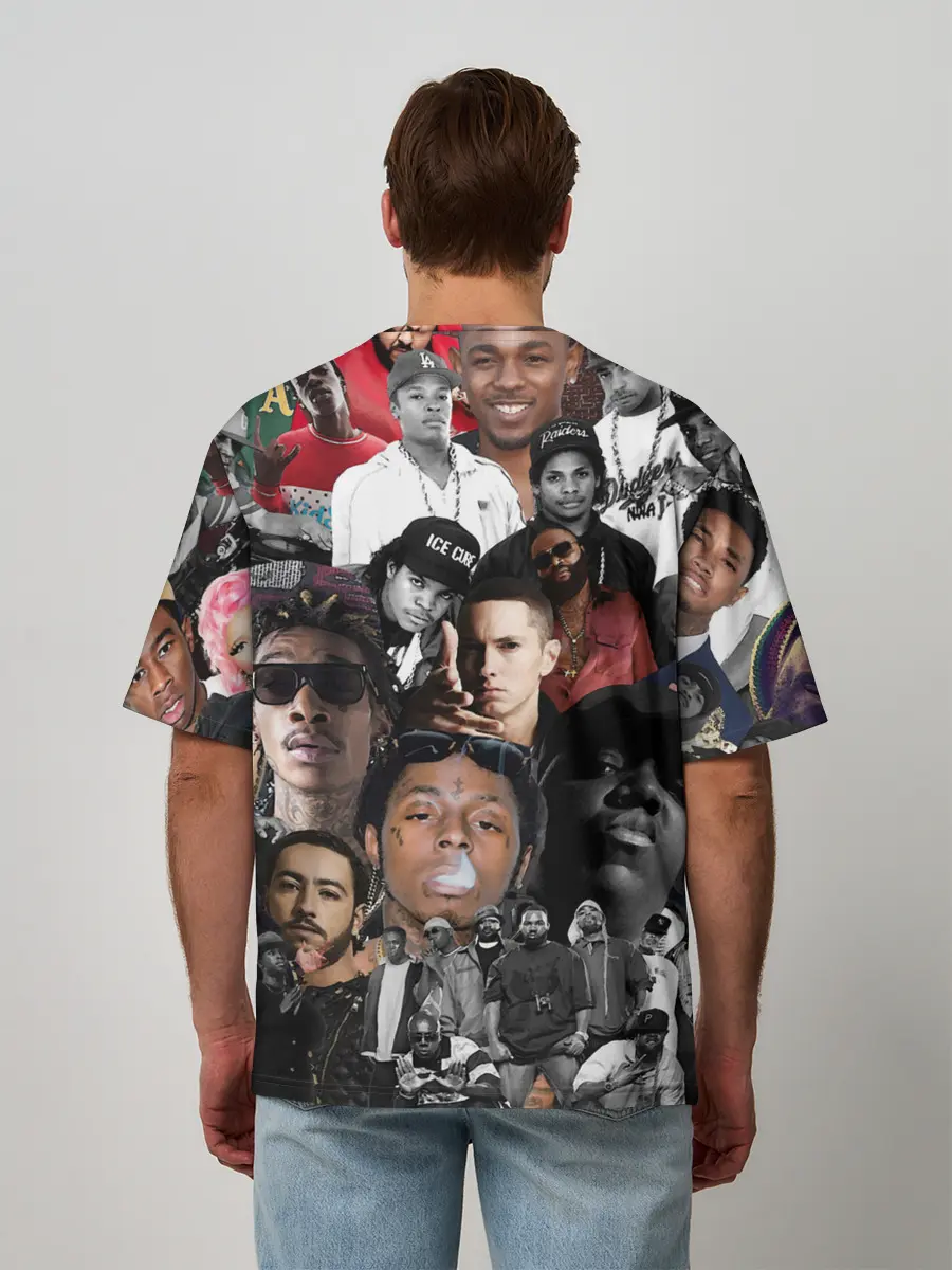 Мужская футболка оверсайз / Короли Рэпа | KING RAP