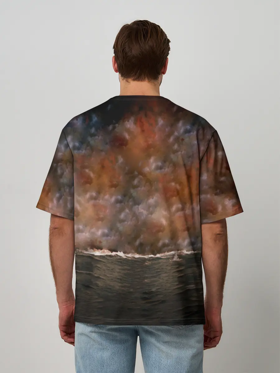 Мужская футболка оверсайз / Sabaton