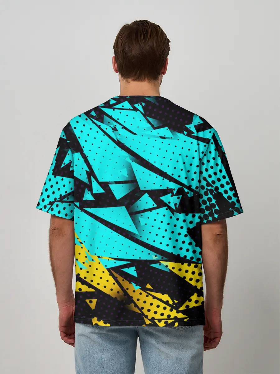 Мужская футболка оверсайз / AMONG US / АМОНГ АС