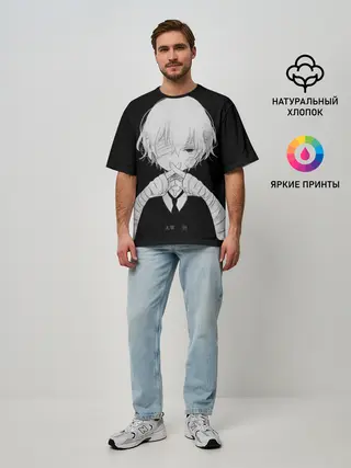 Мужская футболка оверсайз / SILENCE